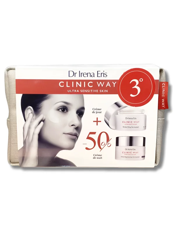 CLINIC WAY - COFFRET N°3 CRÈME DE JOUR N°3+ CREME NUIT N°3