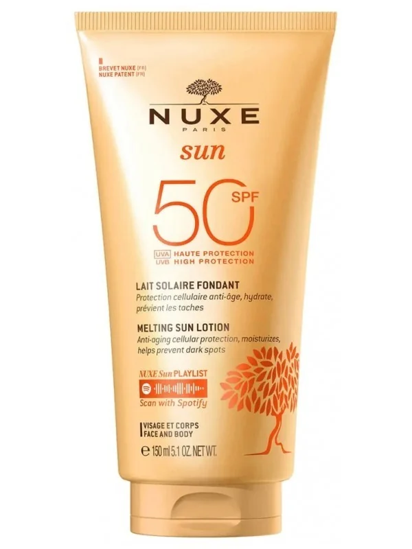 Nuxe Sun Melting Lotion High Protection Face and Body SPF50 150ml