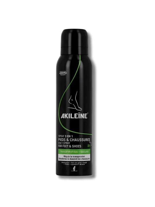AKILEINE - SPRAY NOIR 3EN1 PIEDS & CHAUSSURES 150ML