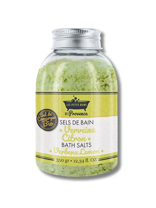 LES PETITS BAIN DE PROVENCE - SEL DE BAIN VERVEINE CITRON 350GR