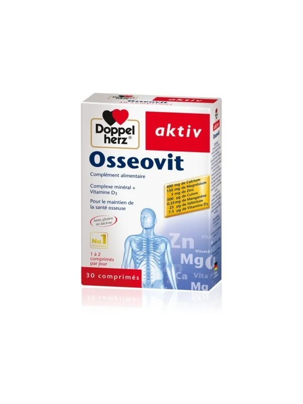 Doppel herz Aktiv Osseovit 30 comprimés