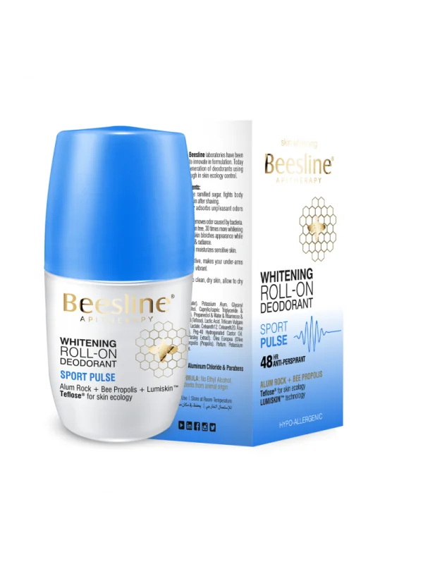 BEESLINE DÉODORANT WHITENING ROLL ON SPORT PULSE 50ML