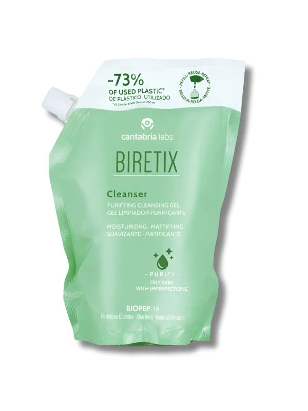 BIRETIX - GEL NETTOYANT PURIFIANT RECHARGE 400 ML