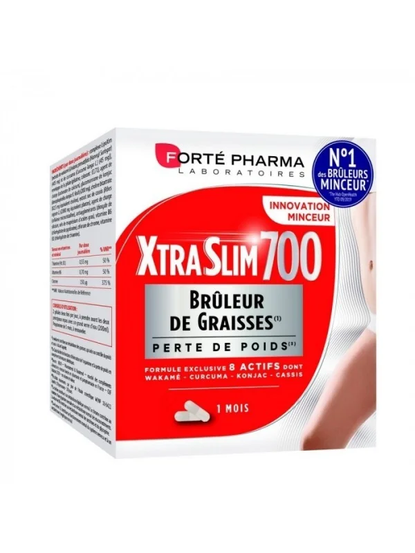 FORTE PHARMA - XTRASLIM 700 BRÛLEUR DE GRAISSES 120 GÉLULES