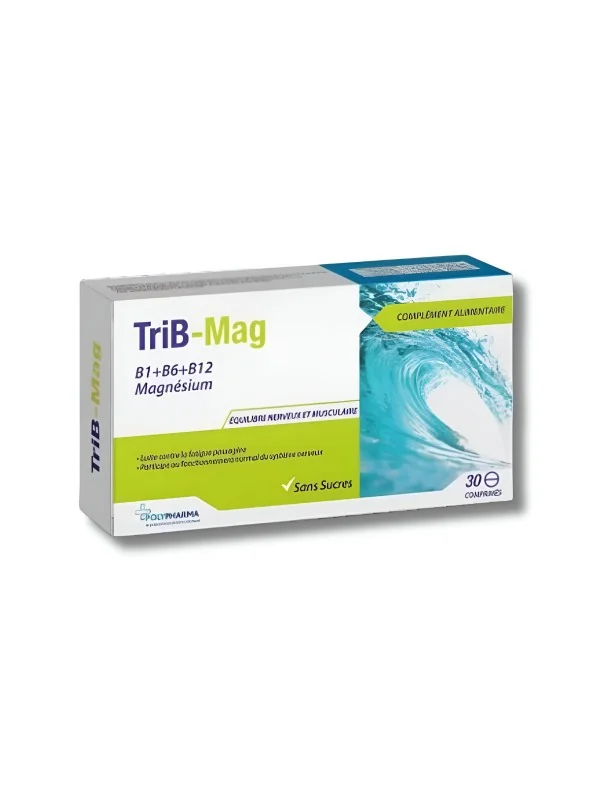 POLYPHARMA - TRI B MAG 30 COMPRIMES
