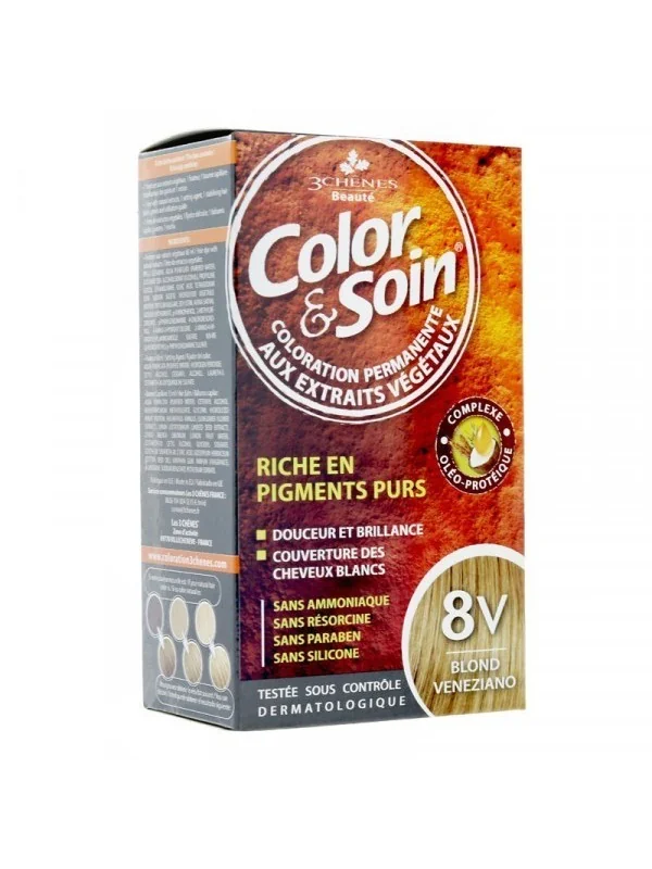 color soin blond veneziano 8v coloration permanente