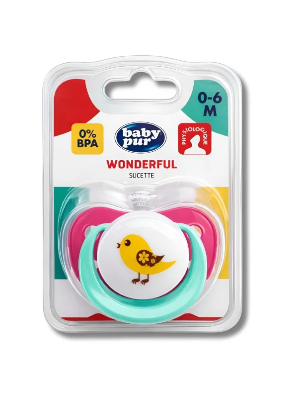 BABY PUR - SUCETTE WONDERFUL 0-6MOIS