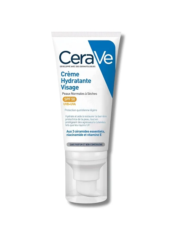 CERAVE - CREME HYDRATANTE VISAGE SPF50 52ML