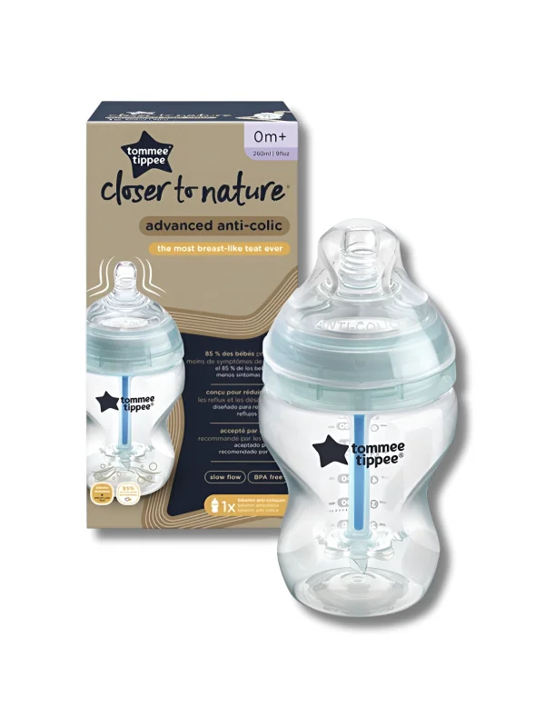 TOMMEE TIPPEE - BIBERON ADVANCED ANTI-COLIQUE TURQUOISE 0M+ 260ML