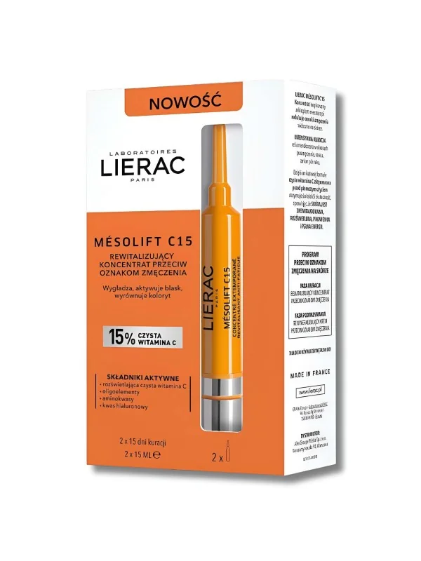 LIERAC - CREME MESOLIFT C15 CONCENTRE EXTEMPORANE 2X15ML