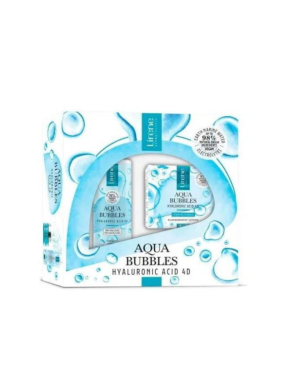 Coffret lirene Aqua Bubbles Set - hydrogel 50 ml + tonic 200 ml