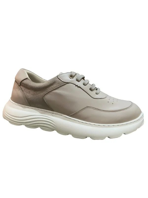 STI LIGHT - CHAUSSURES ORTHOPEDIQUES BEIGE DETAILS PAILLETES FEMME