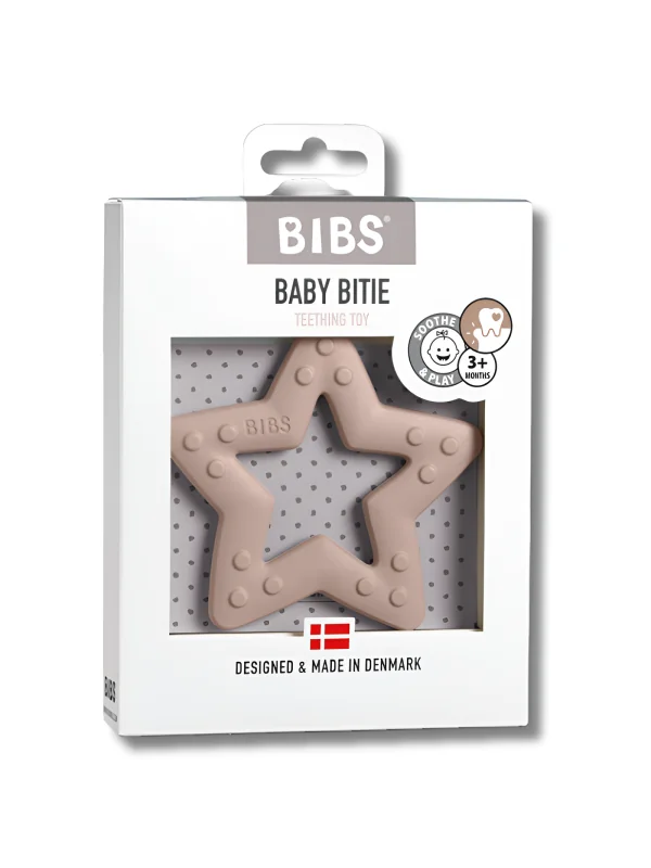 BIBS - BABY BITIE ANNEAU DE DENTITION STAR BLUSH