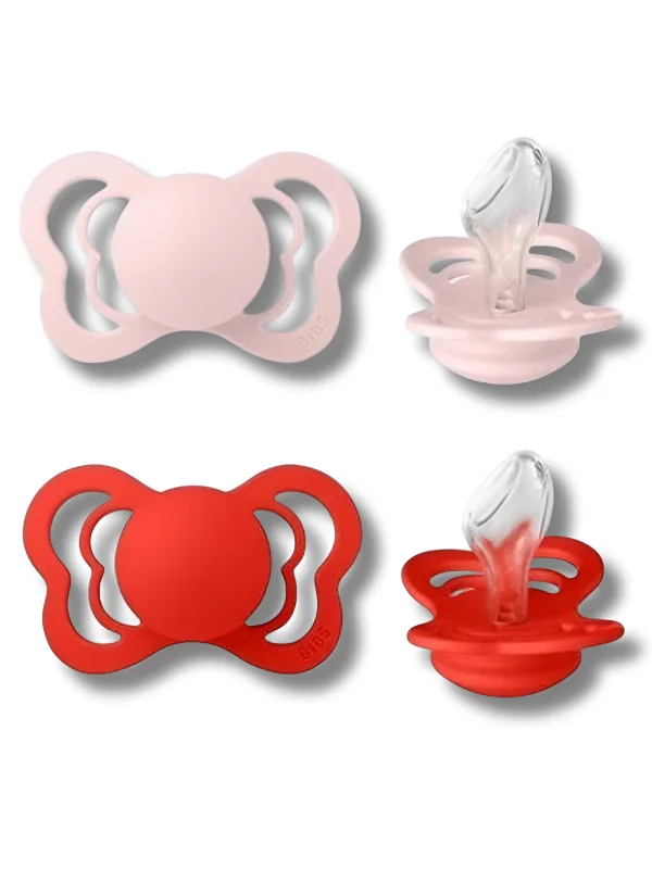 BIBS - NATURAL RUBBER LOT DE 2 SUCETTES TAILLE 2