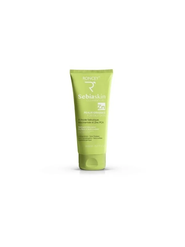 RONCEY SEBIASKIN GEL NETTOYANT POUR PEAU GRASSE,200ML