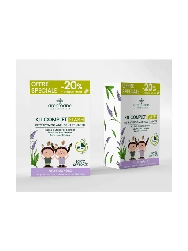 AROMEANE PACK ANTI POUX ET LENTES