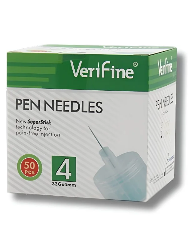 VERIFINE - AIGUILLES STYLO 32G*4MM BOITE DE 50