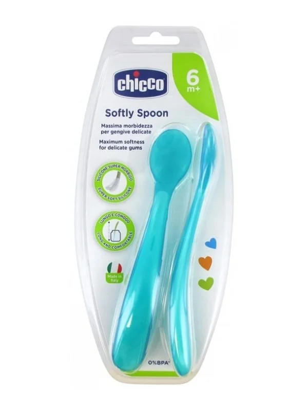 CHICCO CUILLÈRE SOUPLE SILICONE - 6M+
