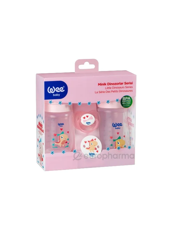 WEE BABY - COFFRET FILLE LITTLE DINOSAURS SERIES - FILLE/ GARCON