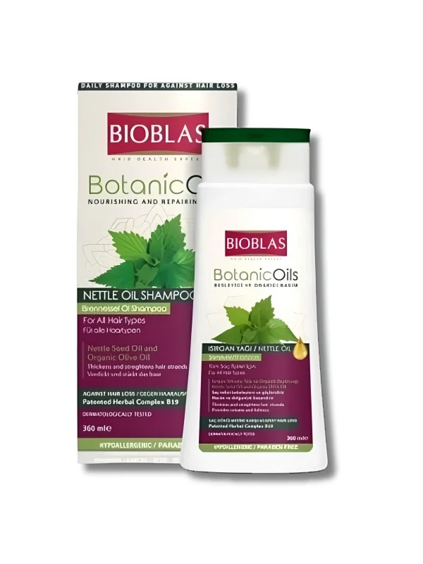 BIOBLAS - SHAMPOING AUX HERBES BOTANIC OILS 360ML