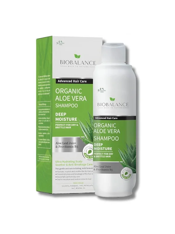BIOBALANCE - SHAMPOING ALOE VERA BIO 330ML